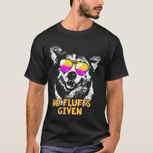 Corgi Geen Pluizen T-shirt (Voorkant)