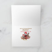Corgi Geest van Kerstmis Feestdagen Kaart (Binnen)