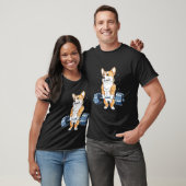 Corgi Gewichtheffen T-shirt (Unisex)