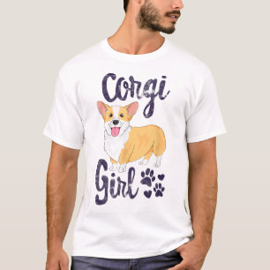 Corgi Girl Women Puppy Mama Dog Mama Lover Gift T-shirt
