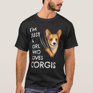 Corgi Girls Vrouwen passen alleen een meisje uit d T-shirt