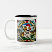 Corgi Glas in lood Kerst Mok (Links)