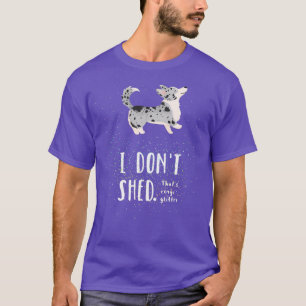 Corgi Glitter Cardigan Welsh Corgi T-shirt