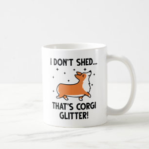 Corgi Glitter Koffiemok