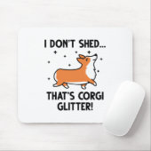 Corgi Glitter Muismat (Met muis)