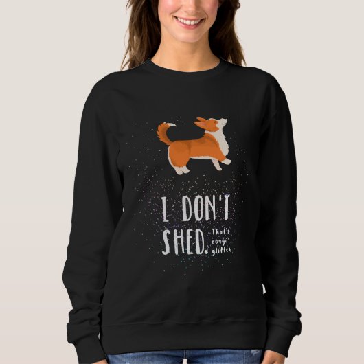 Corgi Glitter Pembroke Welsh Corgi Trui (Voorkant)