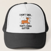 Corgi Glitter Trucker Pet (Voorkant)