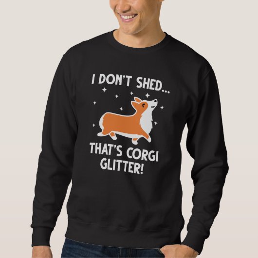 Corgi Glitter Trui (Voorkant)