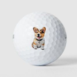 Corgi golfballen