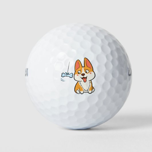 Corgi Golfballen (Voorkant)