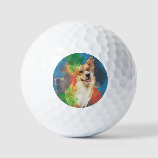 Corgi. Golfballen (Voorkant)