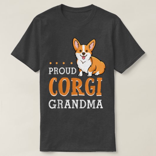 Corgi Grandma Shirt Funny Moederdag Hondenliefhebb (Design voorkant)