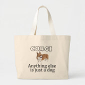 Corgi Grote Tote Bag (Voorkant)