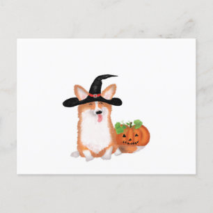 Corgi Halloween briefkaart
