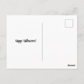 Corgi Halloween briefkaart (Achterkant)