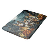 Corgi Halloween Griezelig Badmat (Gekanteld)