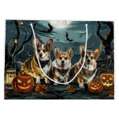 Corgi Halloween Griezend Groot Cadeauzakje (Achterkant)