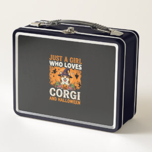 Corgi Halloween Heksenmeisje Vintage Horror