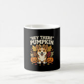 Corgi Halloween Hey There Pompoen Ontwerp Koffiemok (Center)