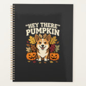 Corgi Halloween Hey There Pompoen Ontwerp Planner (Voorkant)