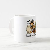 corgi halloween kostuum koffiemok (Voorkant links)
