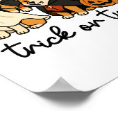 corgi halloween kostuum poster (Hoek)