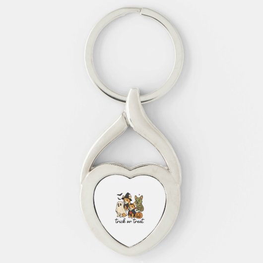 corgi halloween kostuum sleutelhanger (Voorkant)