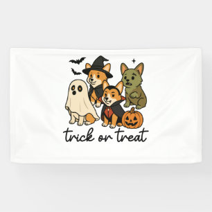 corgi Halloween kostuum Spandoek
