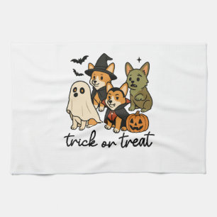 corgi Halloween kostuum Theedoek
