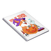 Corgi Halloween Notitieboek (Rechterzijde)