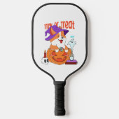Corgi Halloween Pickleball Paddle (Voorkant)