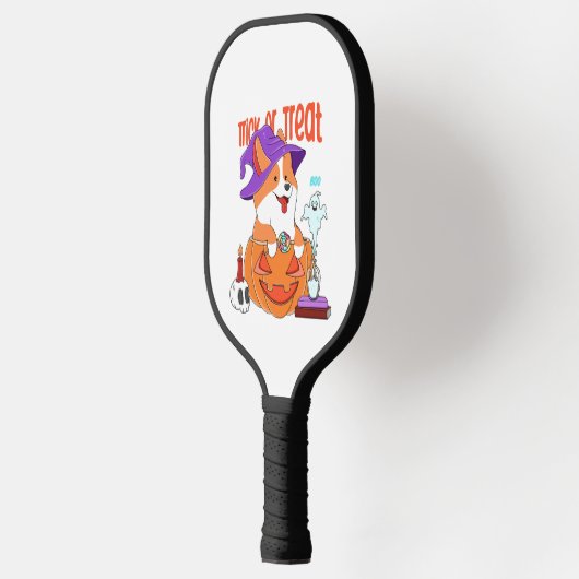 Corgi Halloween Pickleball Paddle (Links)