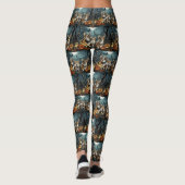 Corgi Halloween Spoken Leggings (Achterkant)