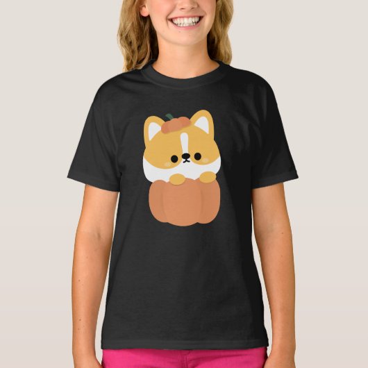 Corgi Halloween T-shirt (Voorkant)