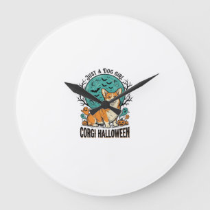 Corgi Halloween T-shirt voor hondenliefhebbende me Grote Klok