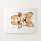 Corgi Happy Halloween Dog Costume Legpuzzel (Horizontaal)