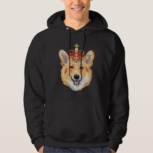 Corgi Happy Hoodie (Voorkant)