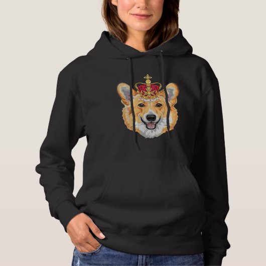 Corgi Happy Hoodie (Voorkant)
