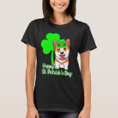 Corgi Happy St Patricks Day T-shirt (Voorkant)