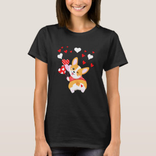 Corgi Hear For Girls Womens Corgi Topi Love Corgis T-shirt