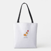 Corgi Heart Balloons Bag Tote Bag (Achterkant)