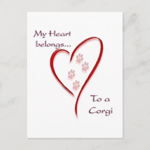 Corgi Heart behoort tot Briefkaart