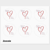 Corgi Heart behoort tot - Sticker (Vel)