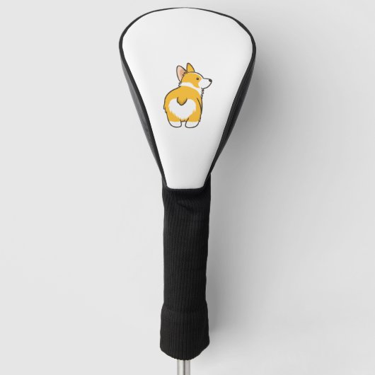 Corgi Heart Butt Golfheadcover (Voorkant)