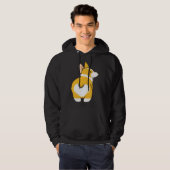 Corgi Heart Butt Hoodie (Voorkant volledig)