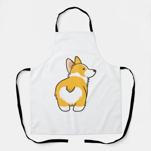 Corgi Heart Butt Schort (Voorkant)