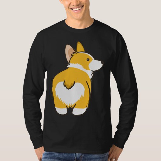 Corgi Heart Butt T-shirt (Voorkant)