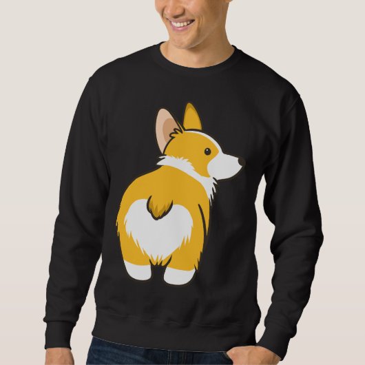 Corgi Heart Butt Trui (Voorkant)