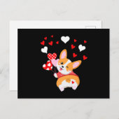 Corgi Heart, raad eens wat Corgi Butt Briefkaart (Voorkant / Achterkant)