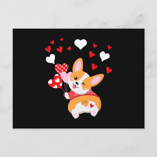 Corgi Heart, raad eens wat Corgi Butt Briefkaart (Voorkant)